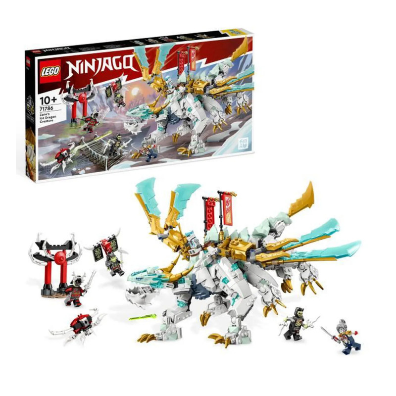 Lego Ninjago La créature Dragon de glace de Zane 71786