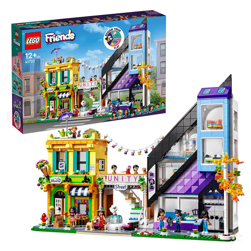 Lego Friends Les boutiques de fleurs et de décoration 41732