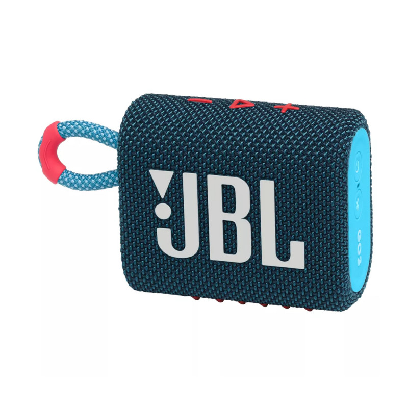 JBL Enceinte Bluetooth portable et légère GO3 Bleu Rose