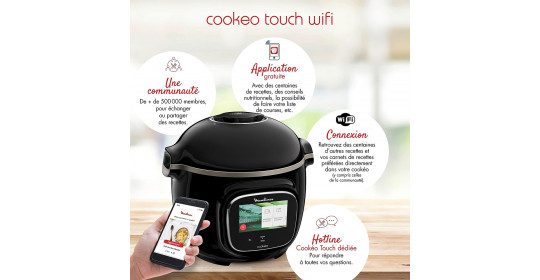 Quels accessoires sont disponibles avec COOKEO TOUCH ?