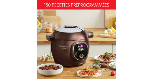 Multicuiseur intelligent COOKEO + 6L, 150 recettes, 4 menus