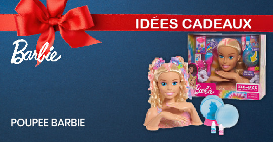 Mattel Poupées Barbie et tête à coiffer.
